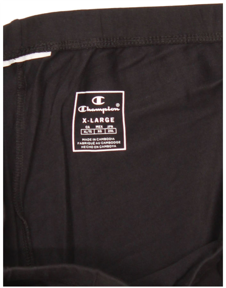 CHAMPION Womens Crop Leggings UK 18 XL  Black