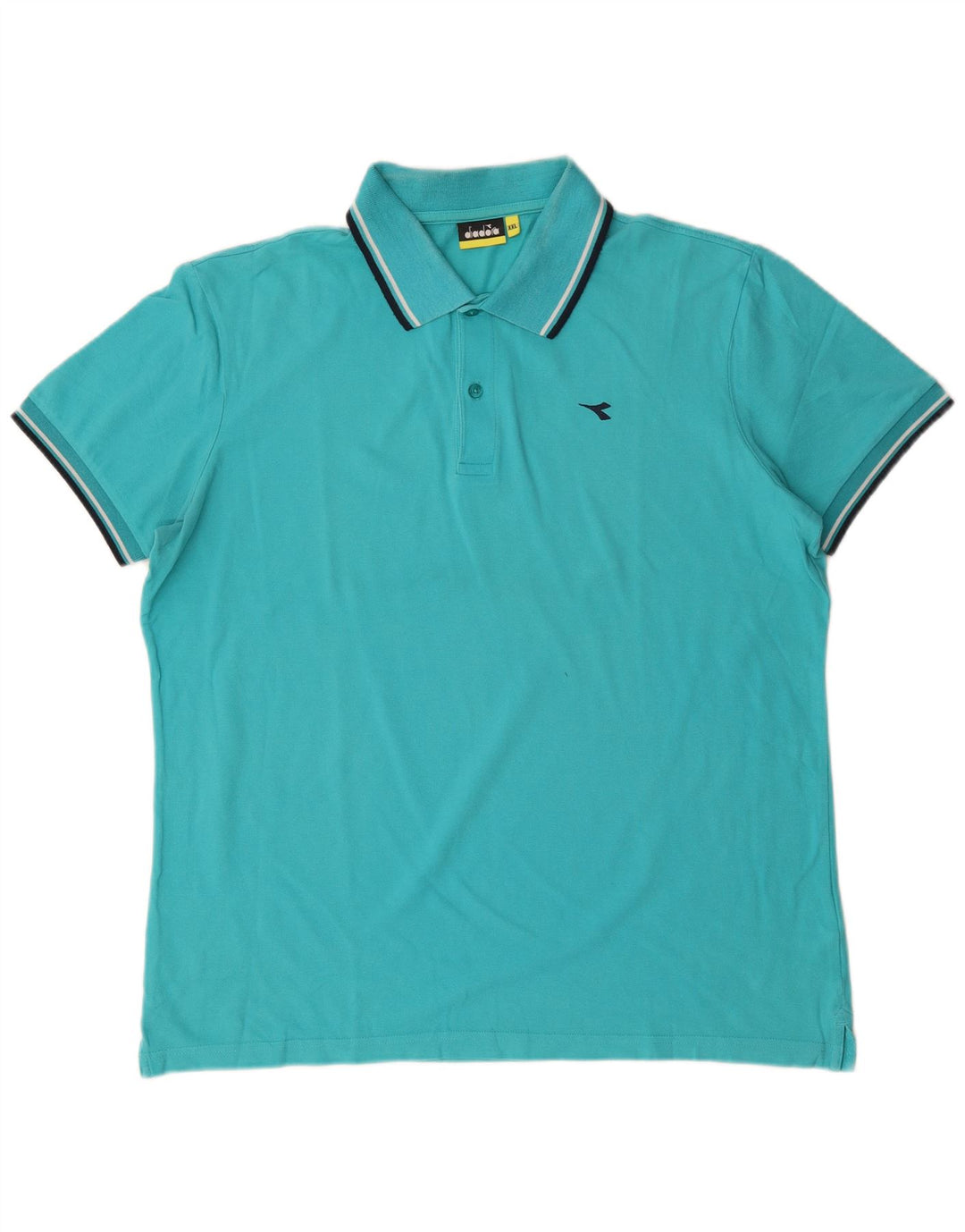 Polo DIADORA Uomo 2XL Turchese Cotone