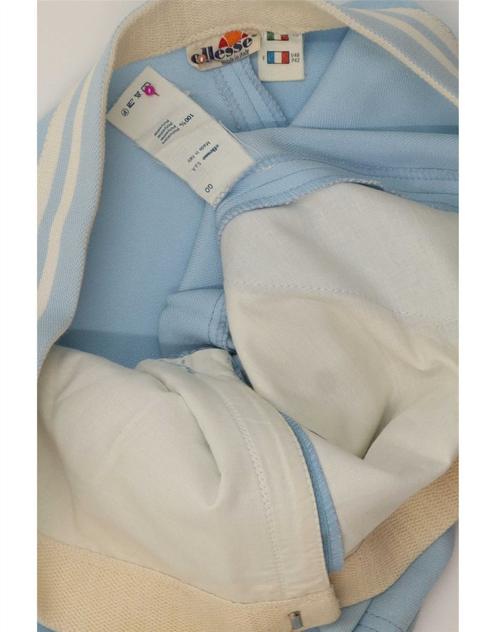 Pantaloncini casual da uomo Ellesse IT 48 Medium W32 Poliestere a righe blu