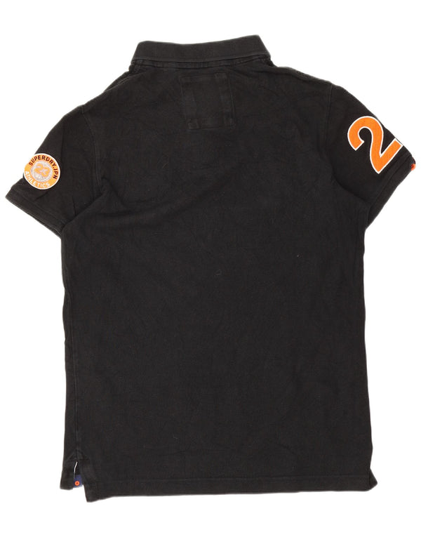 Polo grafica da uomo Superdry Large nera
