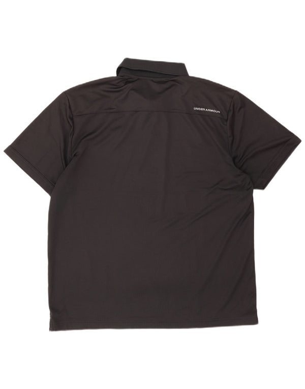 Polo Under Armour da uomo Heat Gear Large nera