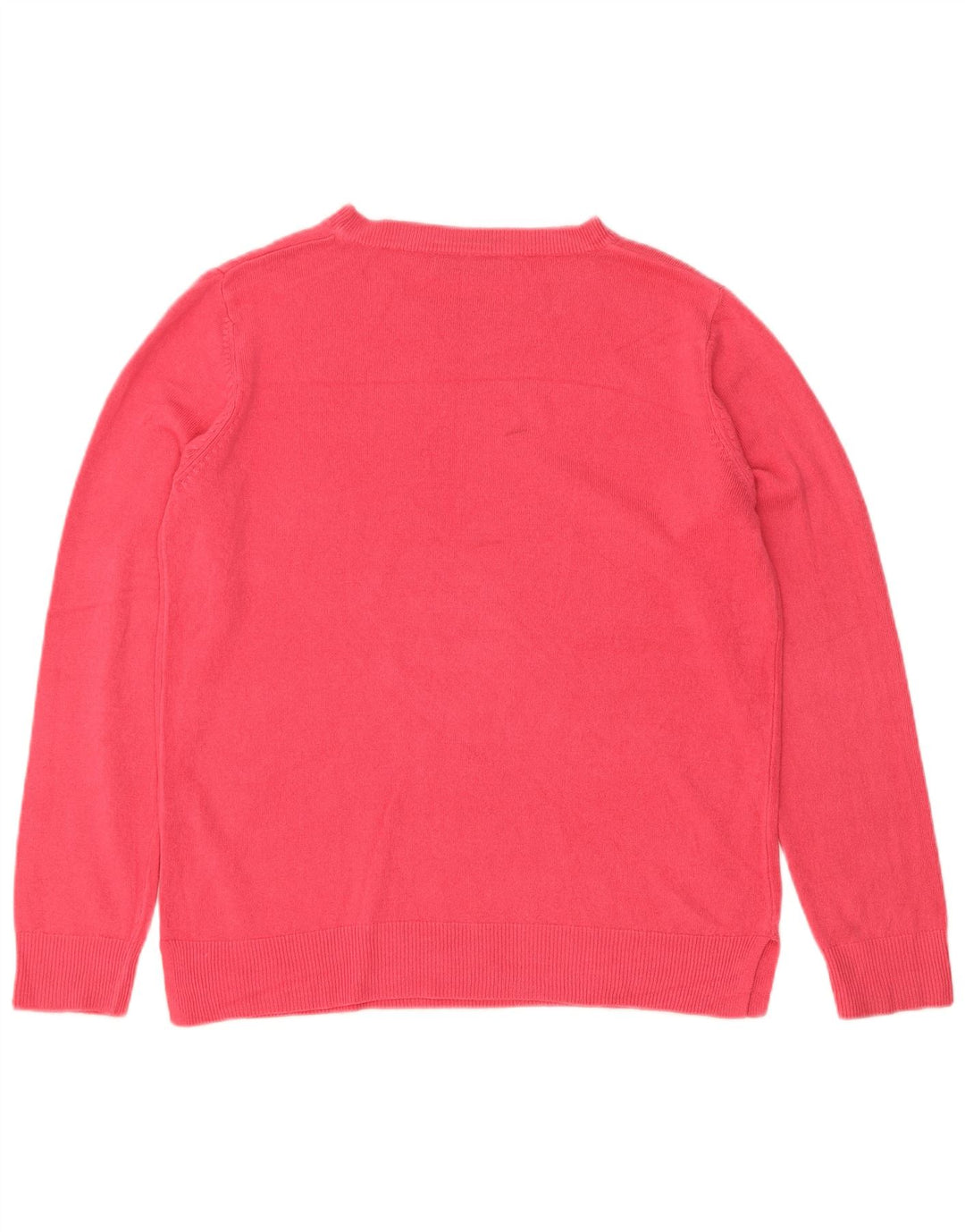 Maglione maglione con scollo a barca da donna Marks & Spencer UK 14 grande rosa