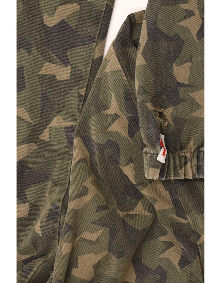 Pantaloni da jogging da uomo Levi's medi W30 L28 cotone mimetico kaki