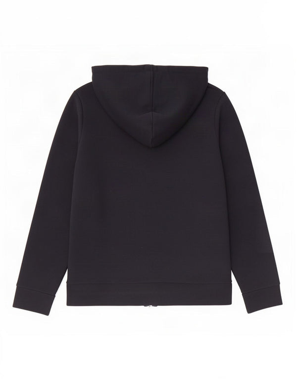 Maglione con cappuccio e zip da donna Adidas UK 12/14 Cotone blu navy medio