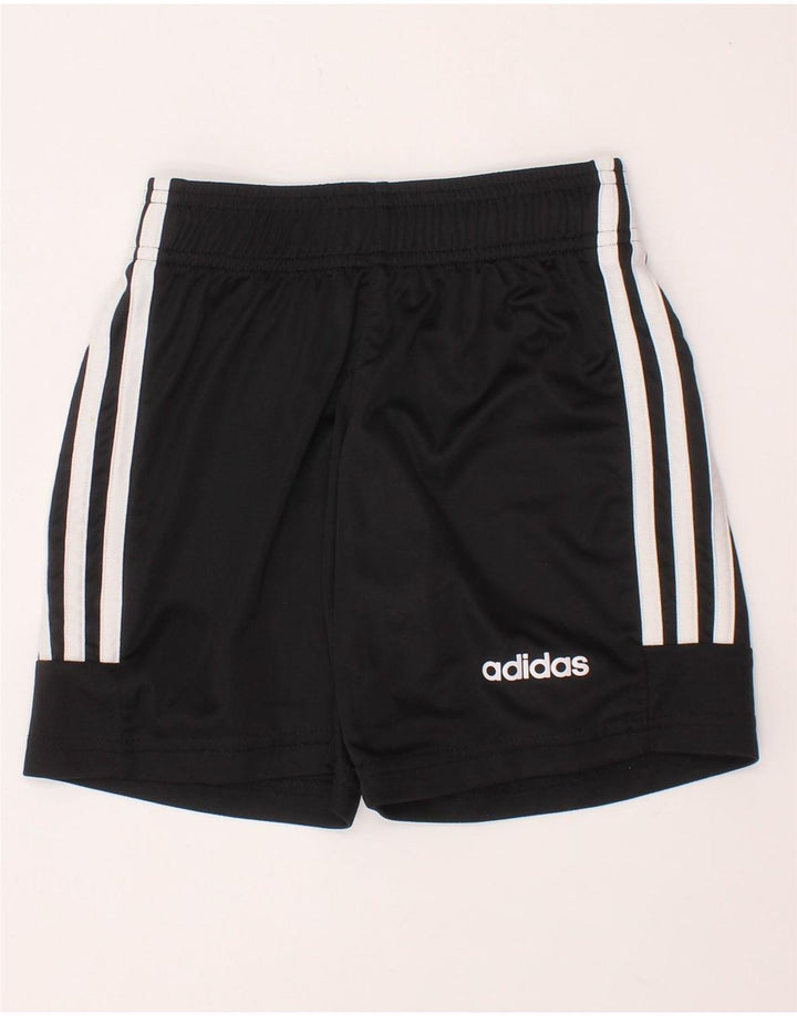 Pantaloncini sportivi ADIDAS da ragazzo Climalite 7-8 anni in poliestere nero