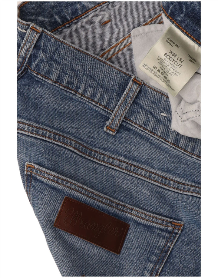 Jeans Bootcut da uomo Wrangler W36 L32 in cotone blu