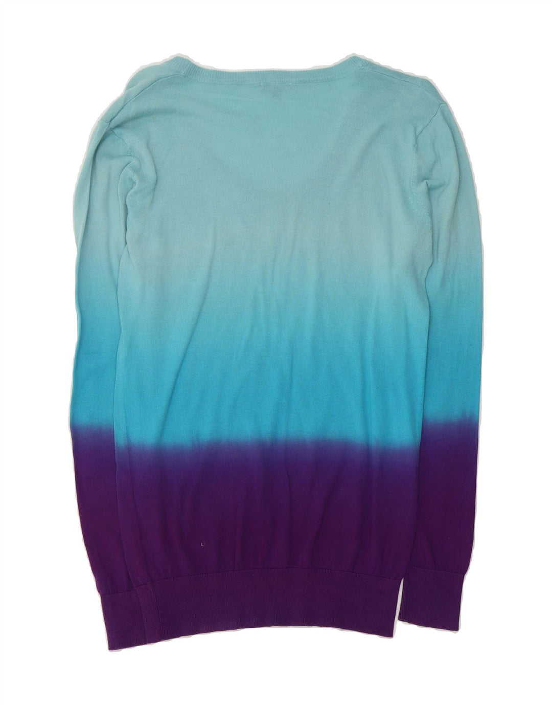 COLMAR Womens Boat Neck Jumper Sweater UK 12 Medium Blue Colourblock Vintage Colmar and Second-Hand Colmar from Messina Hembry 