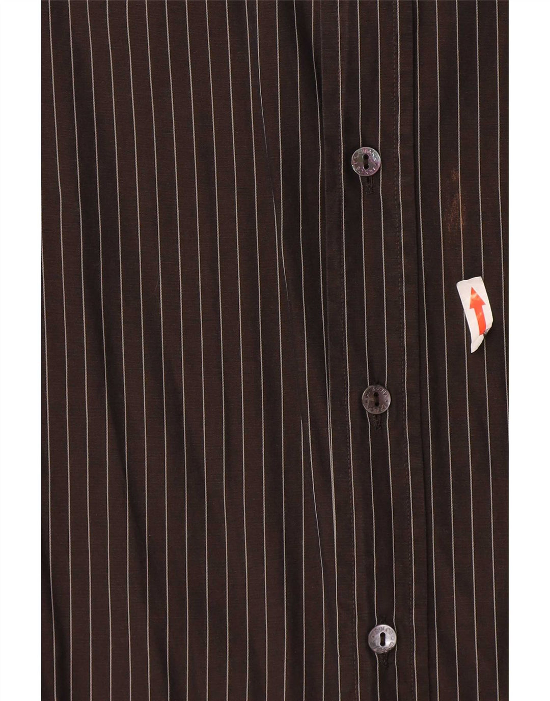 Camicia da uomo Dolce & Gabbana taglia 40 15 1/2 medio gessato nero