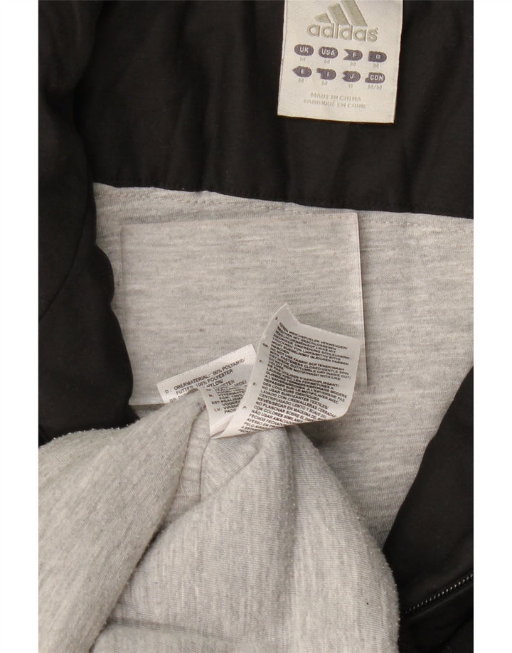 Giubbotto bomber grafico da uomo ADIDAS UK 38 medio nero in poliammide