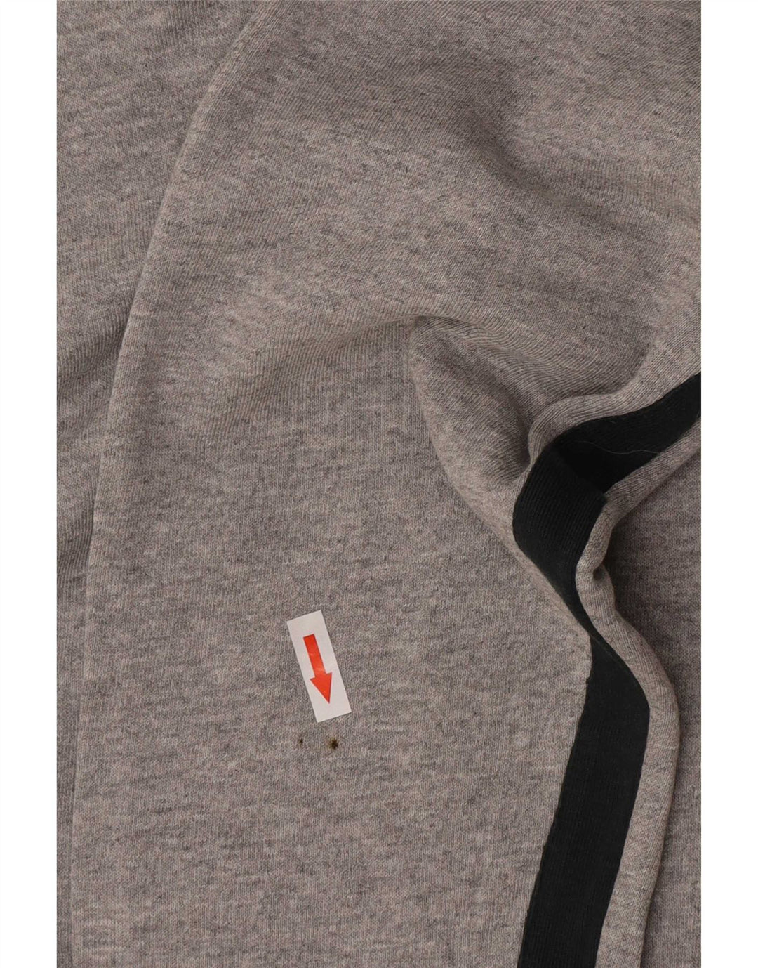 Felpa Champion da uomo con zip e collo, grande, in cotone color block grigio