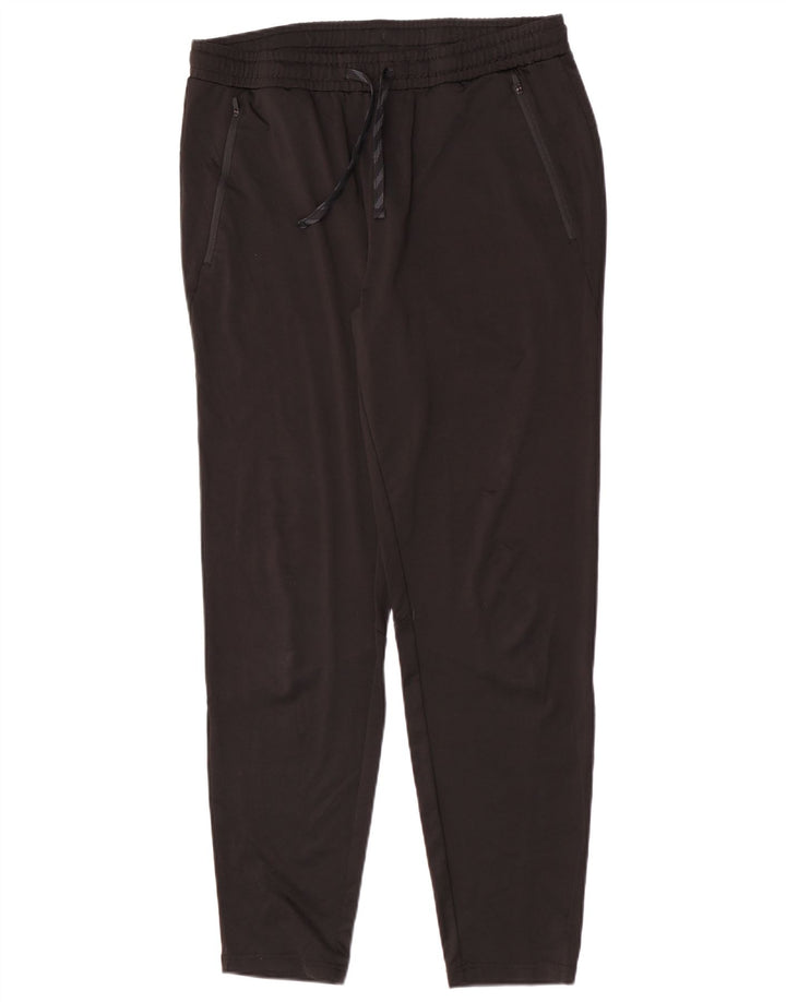Pantaloni da tuta da uomo Mountain Warehouse grandi in poliestere nero