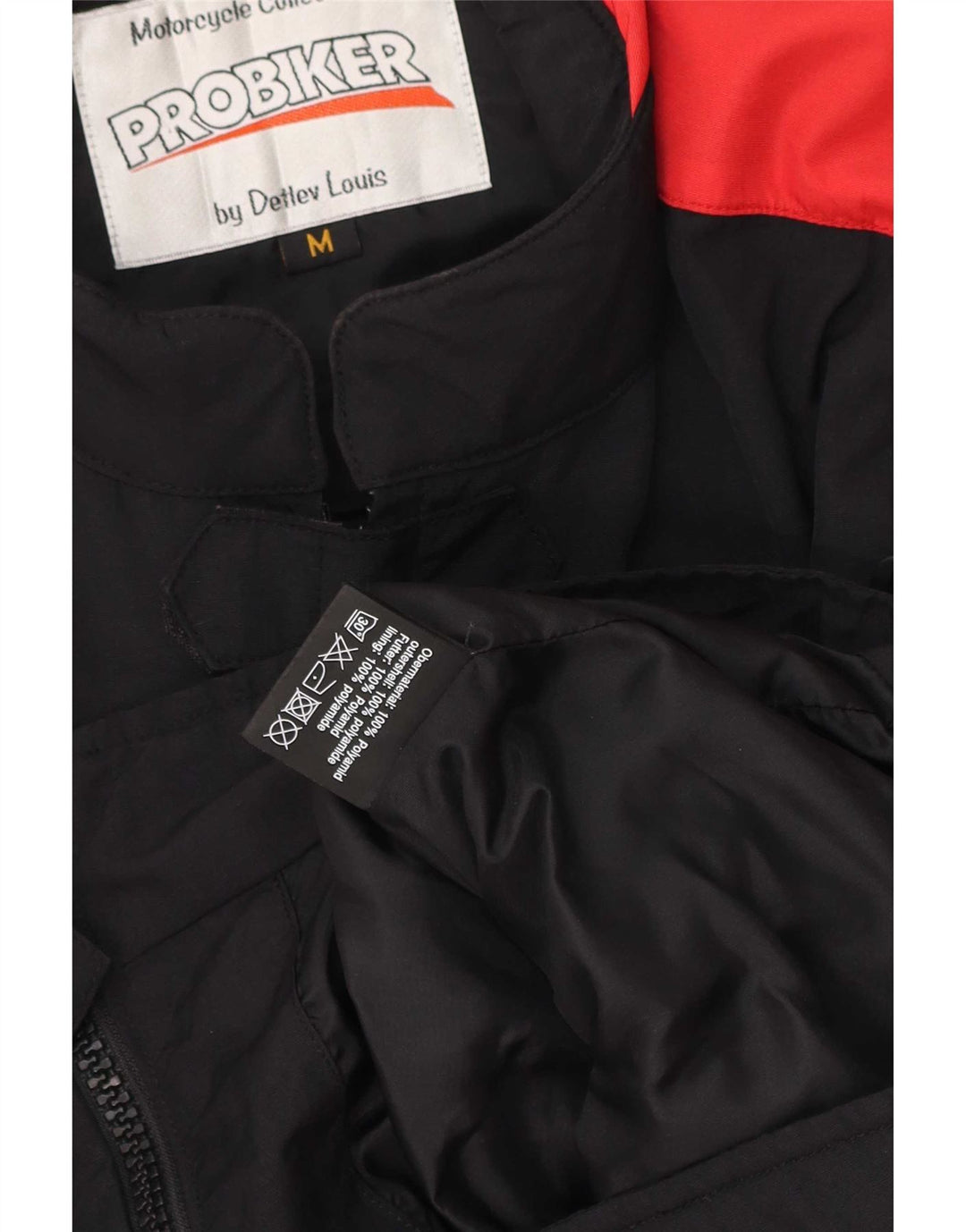 Giacca da moto da pilota da uomo Probiker UK 38 Medium Black Colourblock