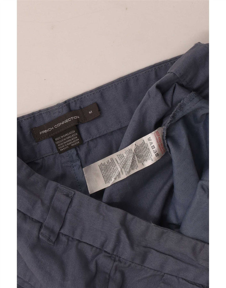 Pantaloncini chino da uomo French Connection medi W32 in cotone blu navy
