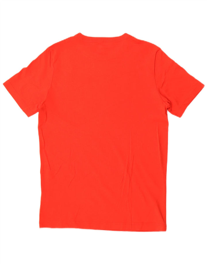 T-shirt grafica da uomo Puma Top Small in cotone rosso