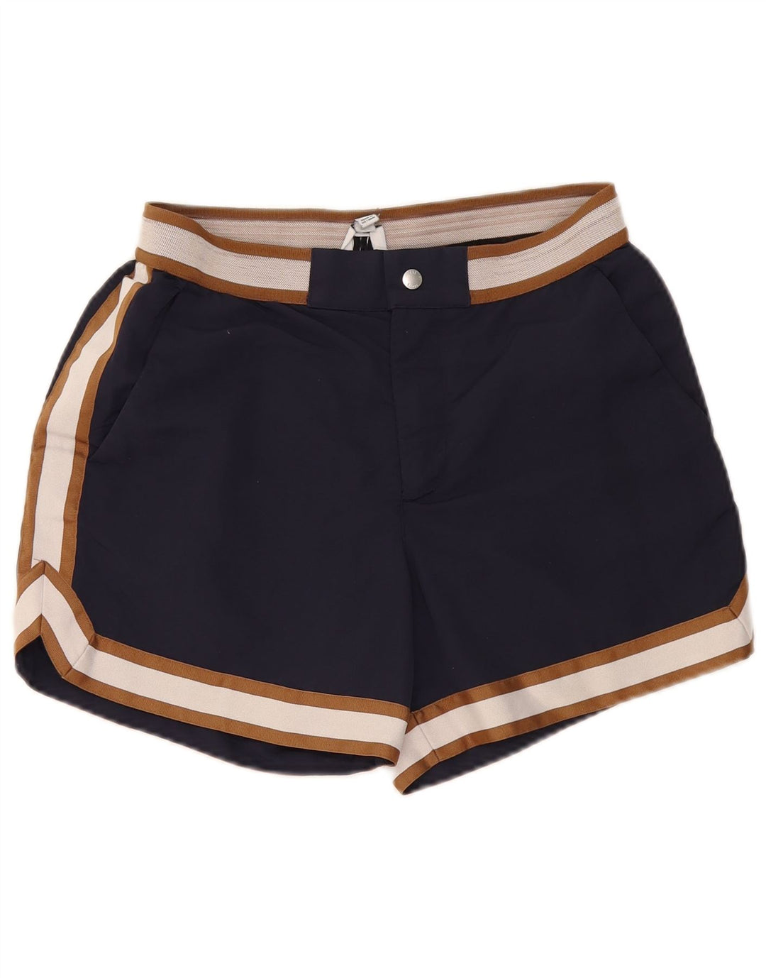Pantaloncini Che Chino da donna Reiss piccoli W27 blu navy color block in poliammide