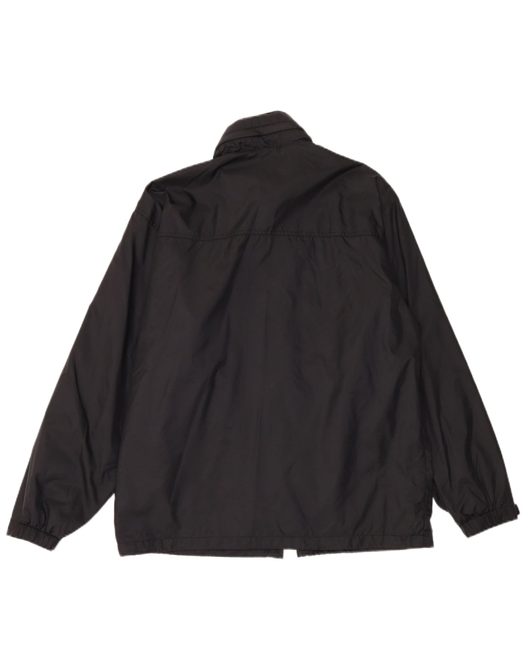 Giacca a vento con cappuccio da uomo Fila UK 40 Large nera in poliammide