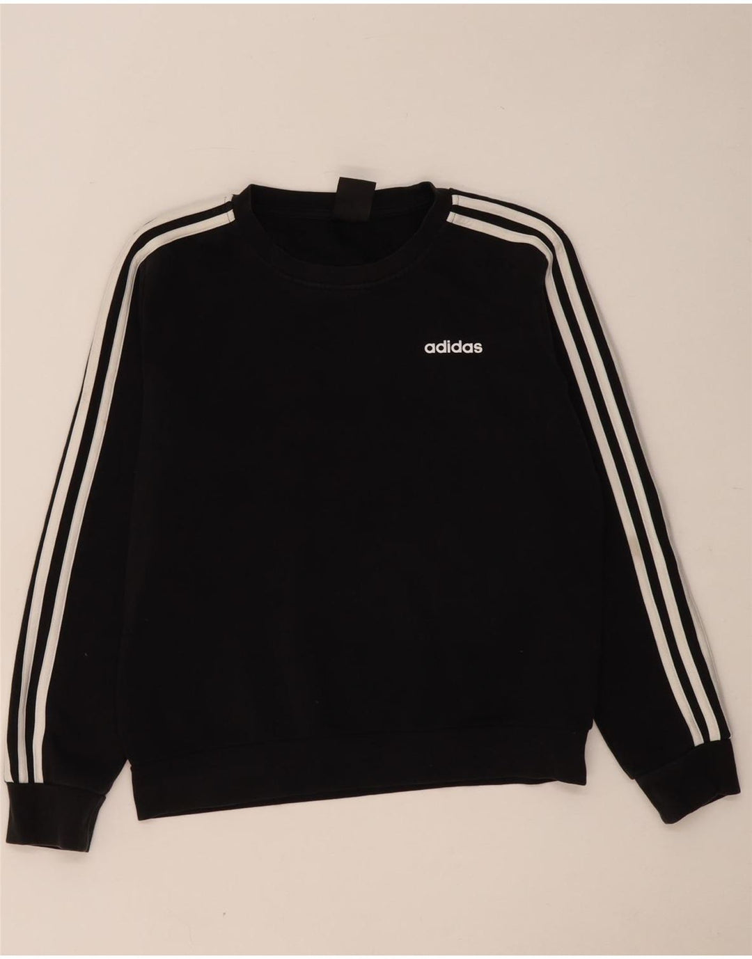 Felpa da donna Adidas Jumper UK 12/14 cotone nero medio