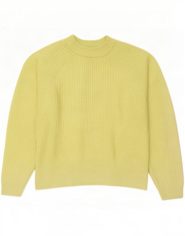 Marks & Spencer Womens Turtle Neck Jumper Sweater UK 14 Medium Green