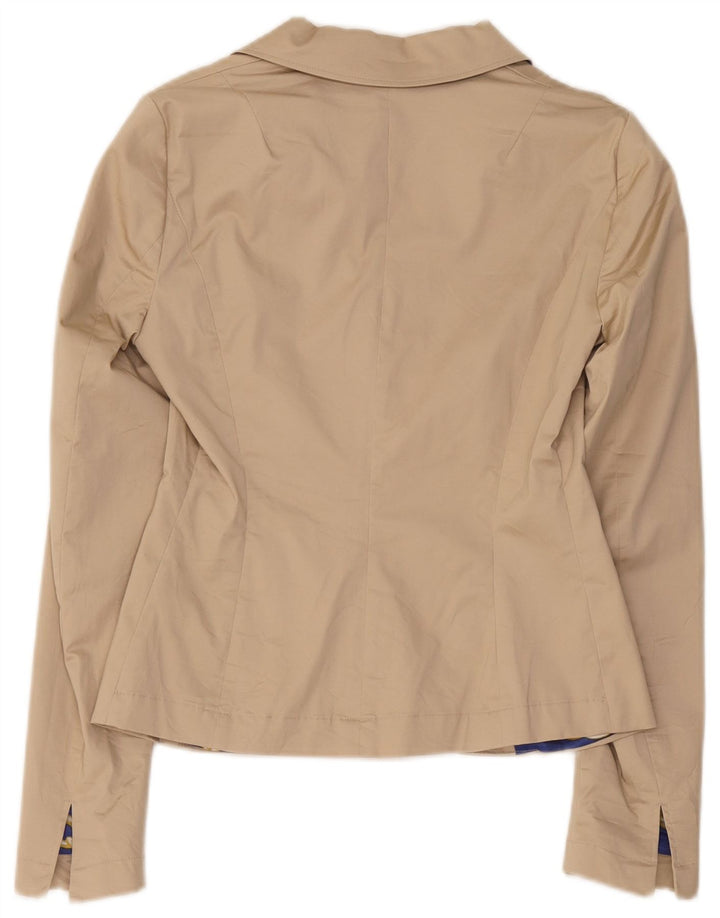 Giacca Blazer 2 Bottoni Donna Liu Jo IT 42 Cotone Beige Medio