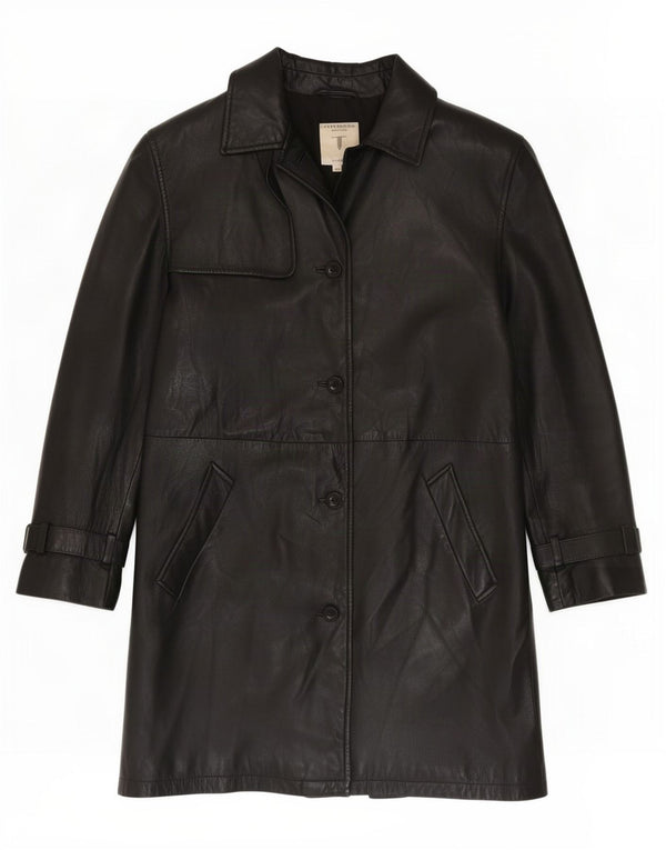 Cappotto Donna In Pelle Free Heron Conbipel IT 46 Large Nero