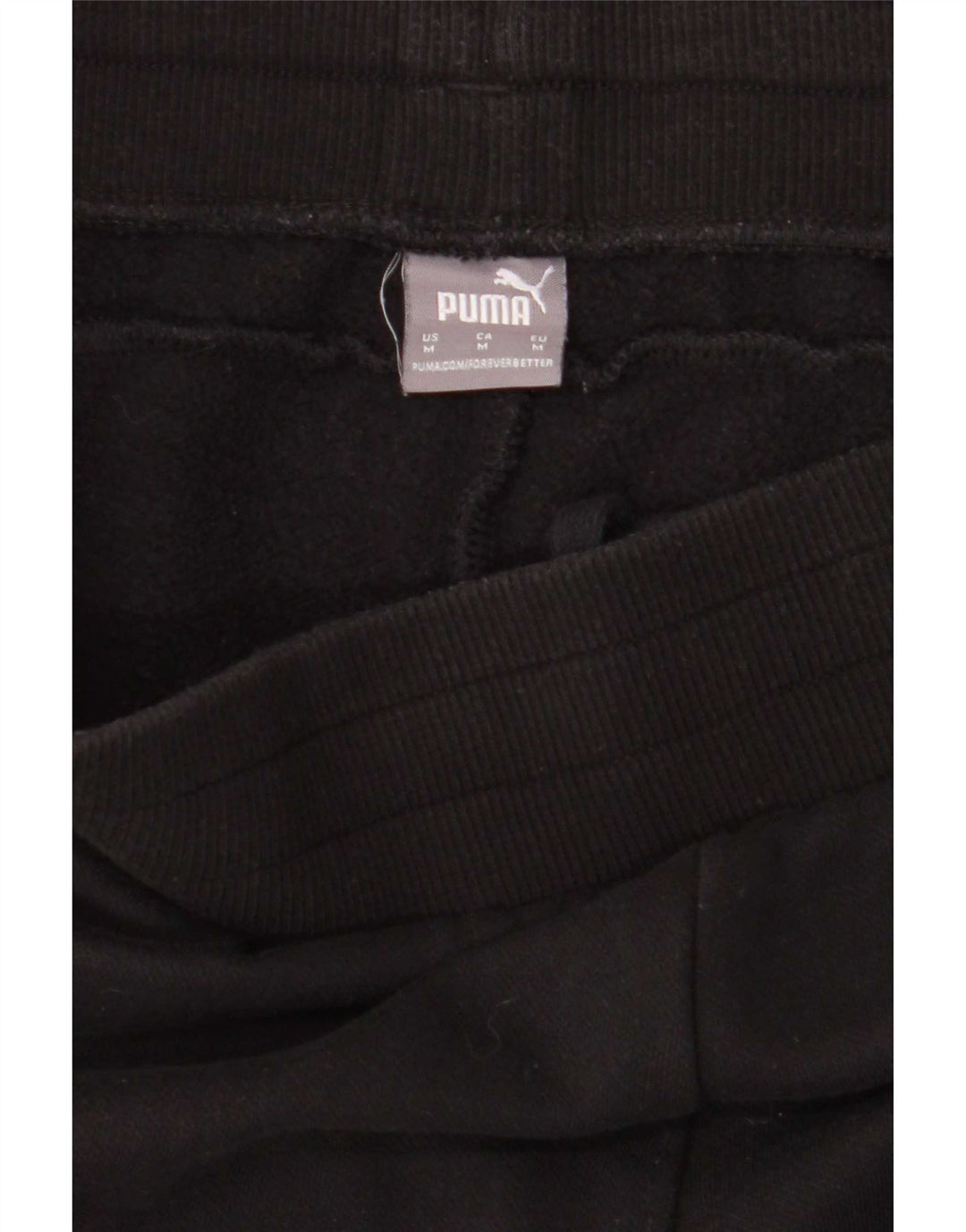 Pantaloni da tuta da uomo Puma Joggers Medium Black Cotton