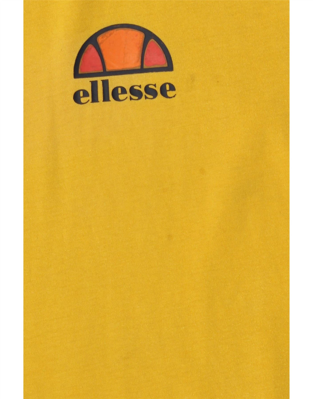 T-shirt da uomo Ellesse Top in cotone giallo medio