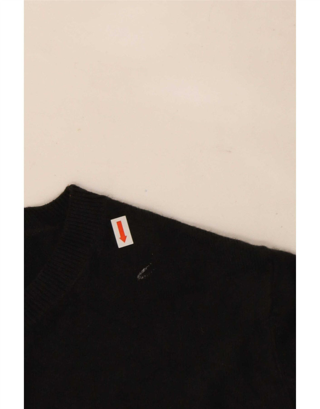 Maglione maglione girocollo oversize da donna Marks & Spencer UK 16 grande nero