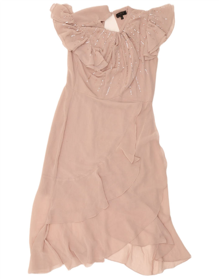 Abito lungo da donna Lipsy UK 16 grande rosa