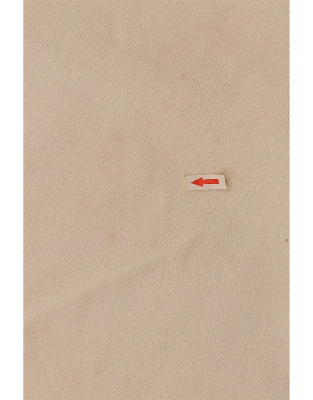 Cos Camicetta da donna con vestibilità ampia e collo alto, taglia UK 14, cotone bianco sporco medio