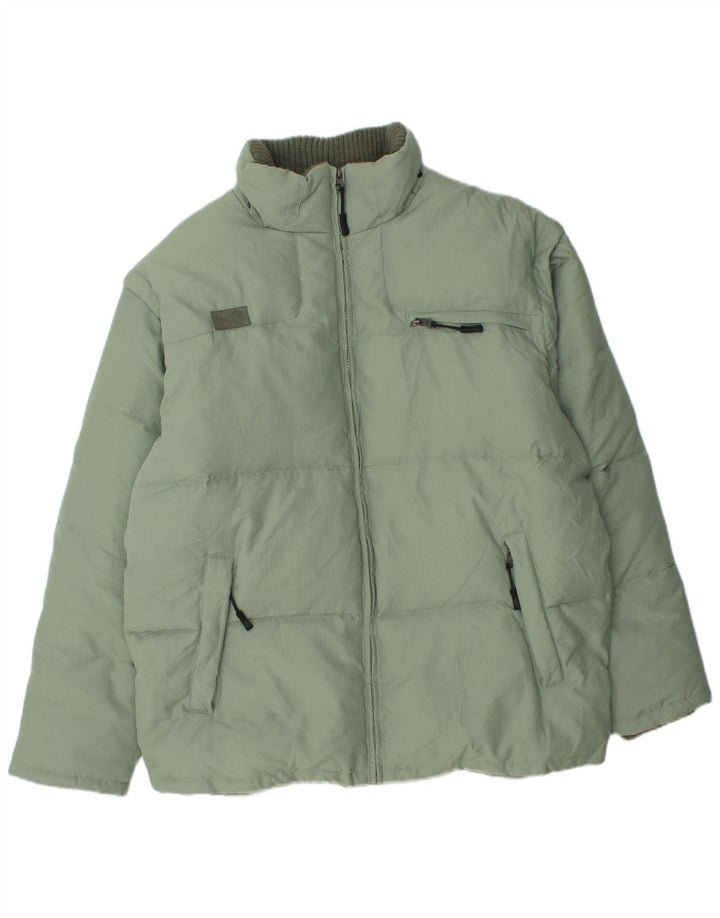 Giacca imbottita da uomo Fila UK 40 Large verde in poliammide