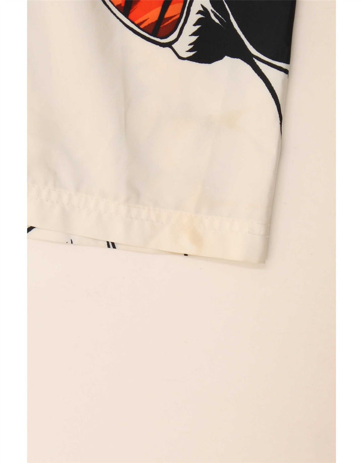 Pantaloncini da bagno con grafica Sundek per ragazzi 13-14 anni Poliestere color block bianco