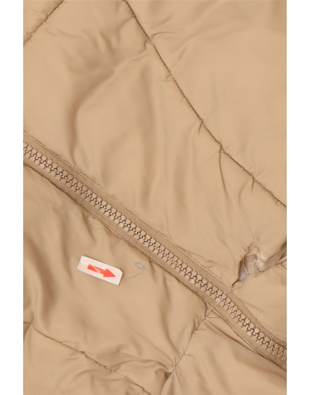 Giacca imbottita con cappuccio per ragazze Zara 11-12 anni in poliestere beige