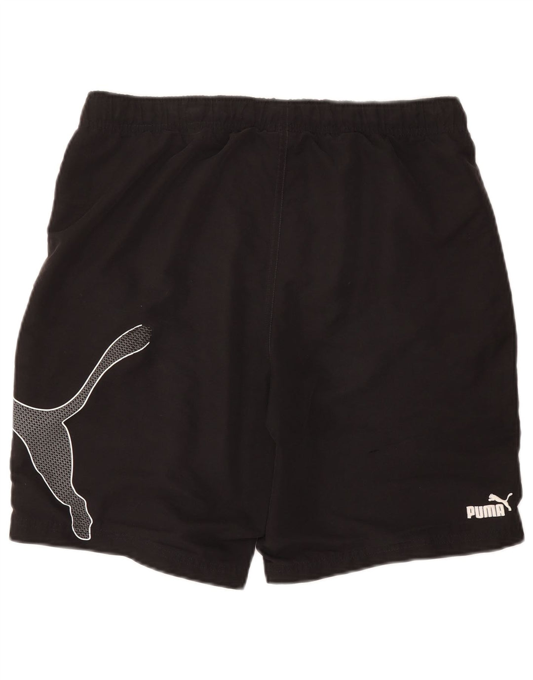 Pantaloncini sportivi grafici da uomo Puma medi neri