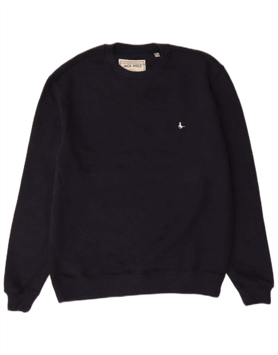 Felpa da uomo Jack Wills Maglione piccolo in cotone blu navy