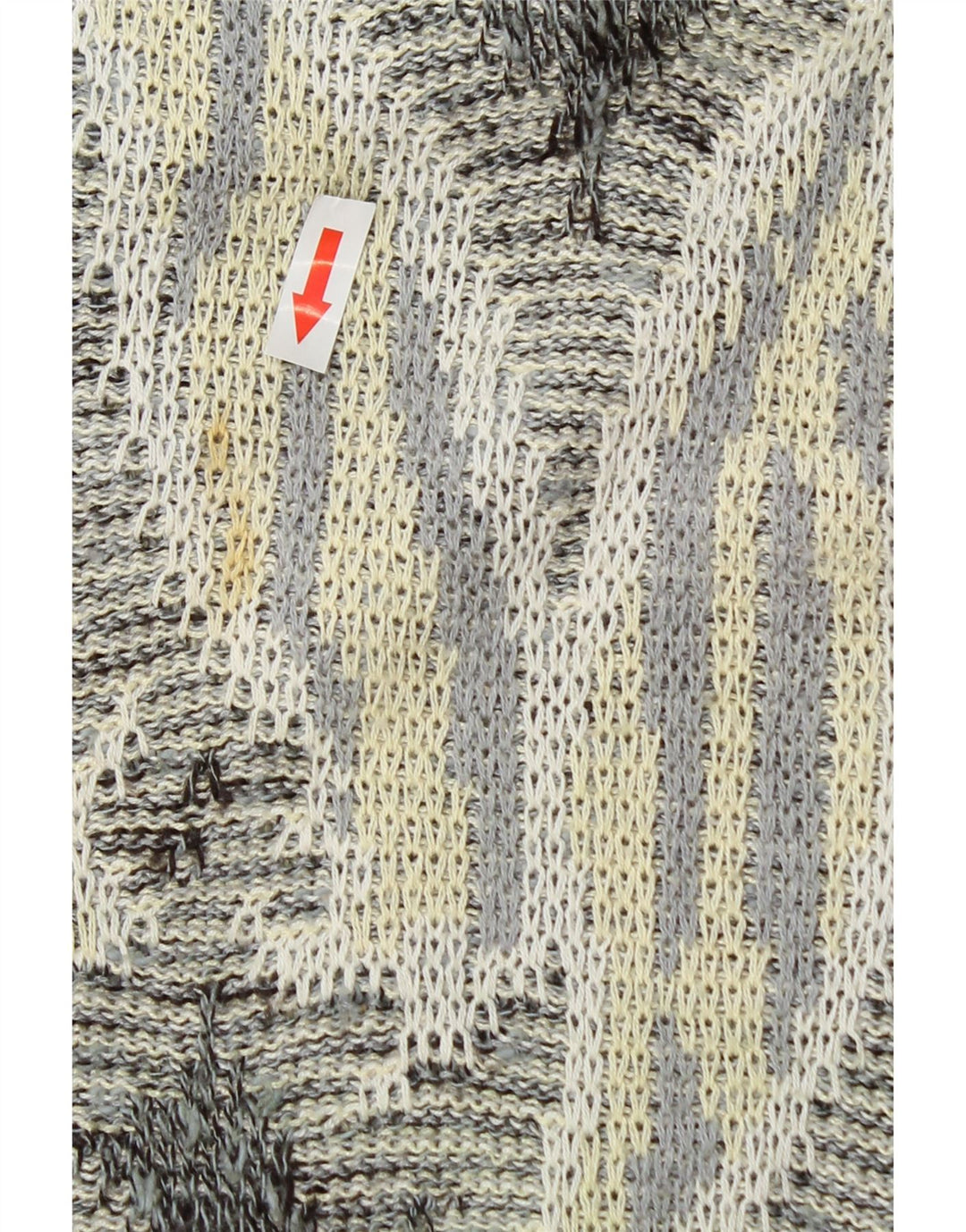Monello Maglione da uomo con scollo a barca Maglione grande in cotone Paisley grigio