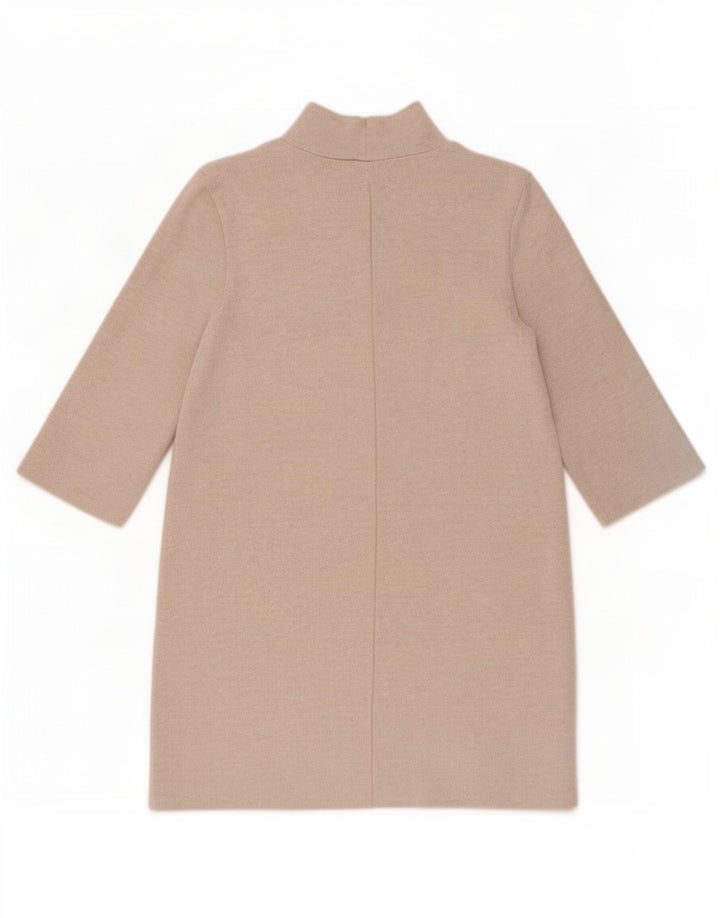 Abito maglione Zara da donna con maniche a 3/4 UK 12 Beige medio