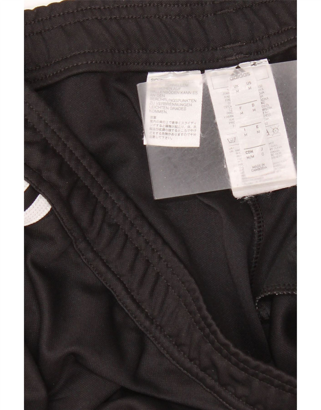 Pantaloni da tuta da uomo Adidas Medium Nero Poliestere