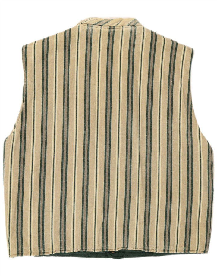 Gilet trapuntato reversibile da uomo creativo UK 40 grande verde