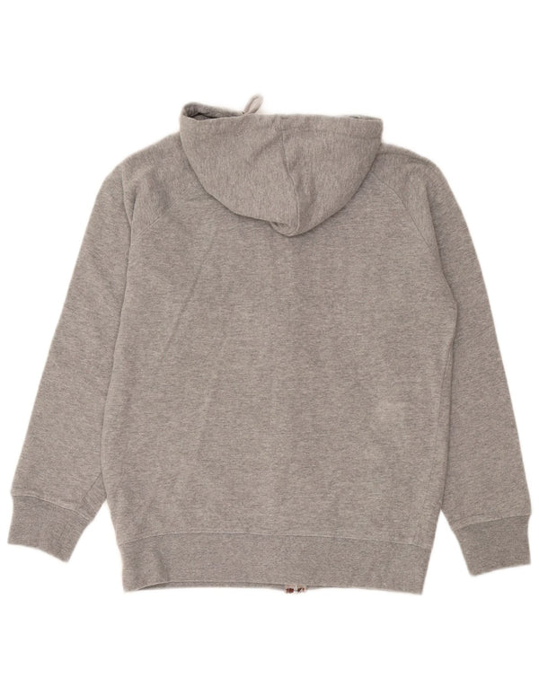 Maglione con cappuccio e zip da donna Refrigiwear UK 14 Cotone grigio medio