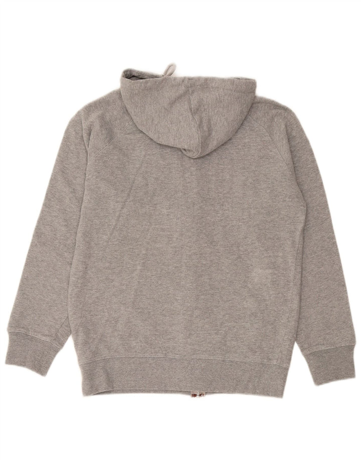 Maglione con cappuccio e zip da donna Refrigiwear UK 14 Cotone grigio medio