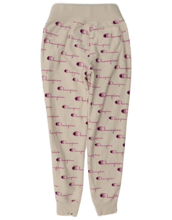 Pantaloni da tuta da donna Champion Reverse Weave Joggers UK 10 Small Bianco
