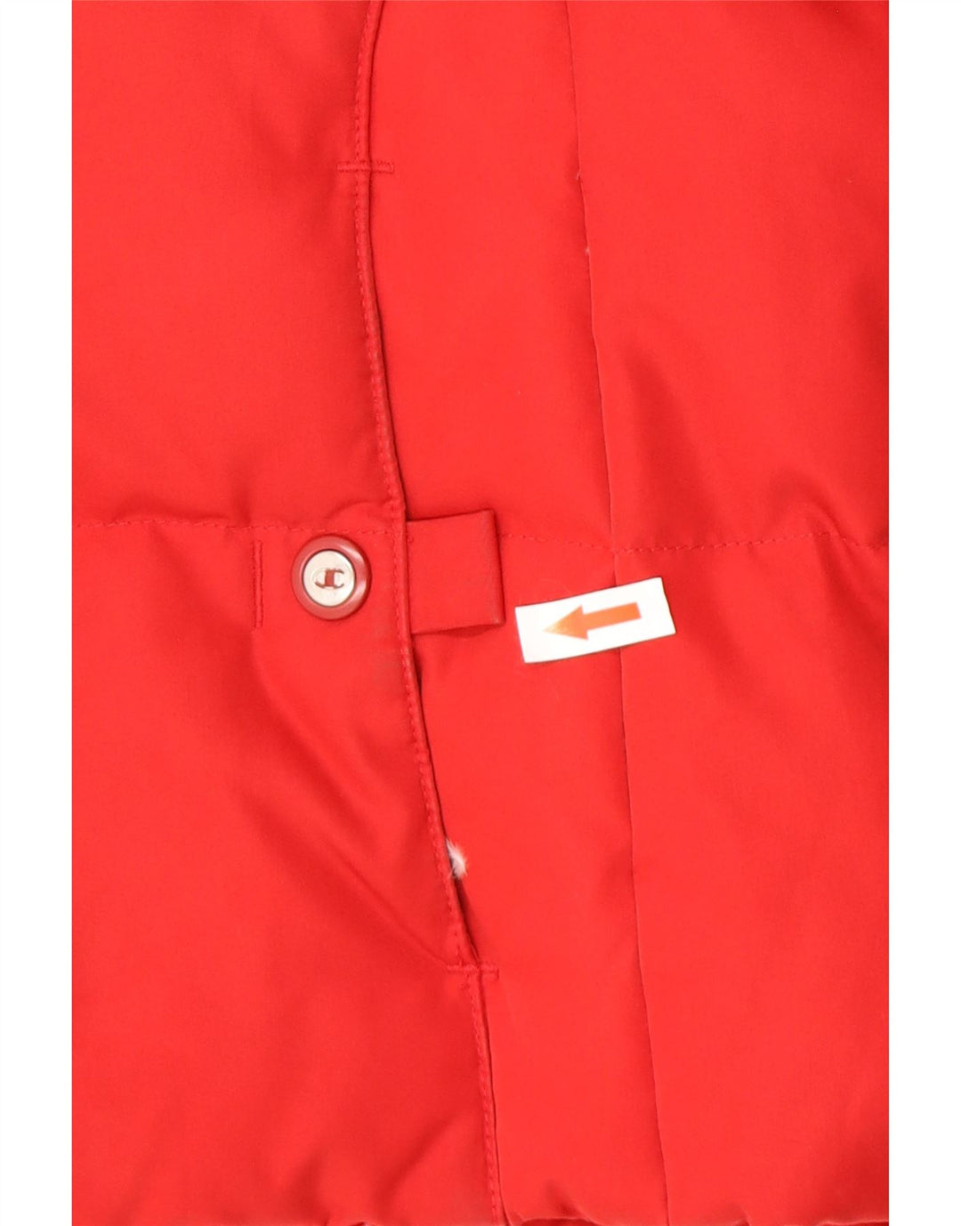 Giacca imbottita con cappuccio da donna Champion UK 14 poliestere rosso medio