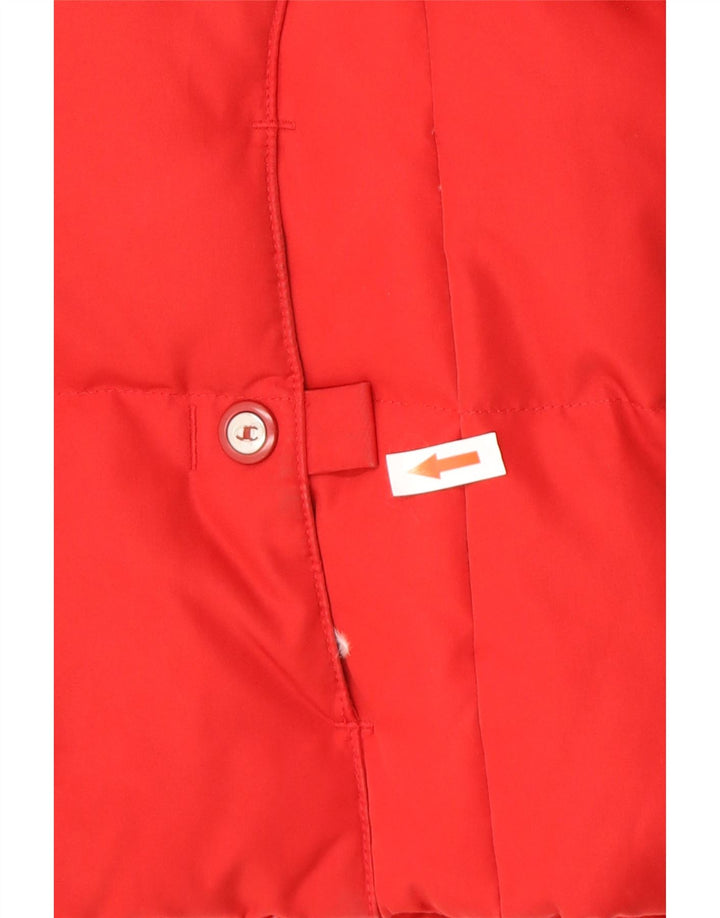 Giacca imbottita con cappuccio da donna Champion UK 14 poliestere rosso medio