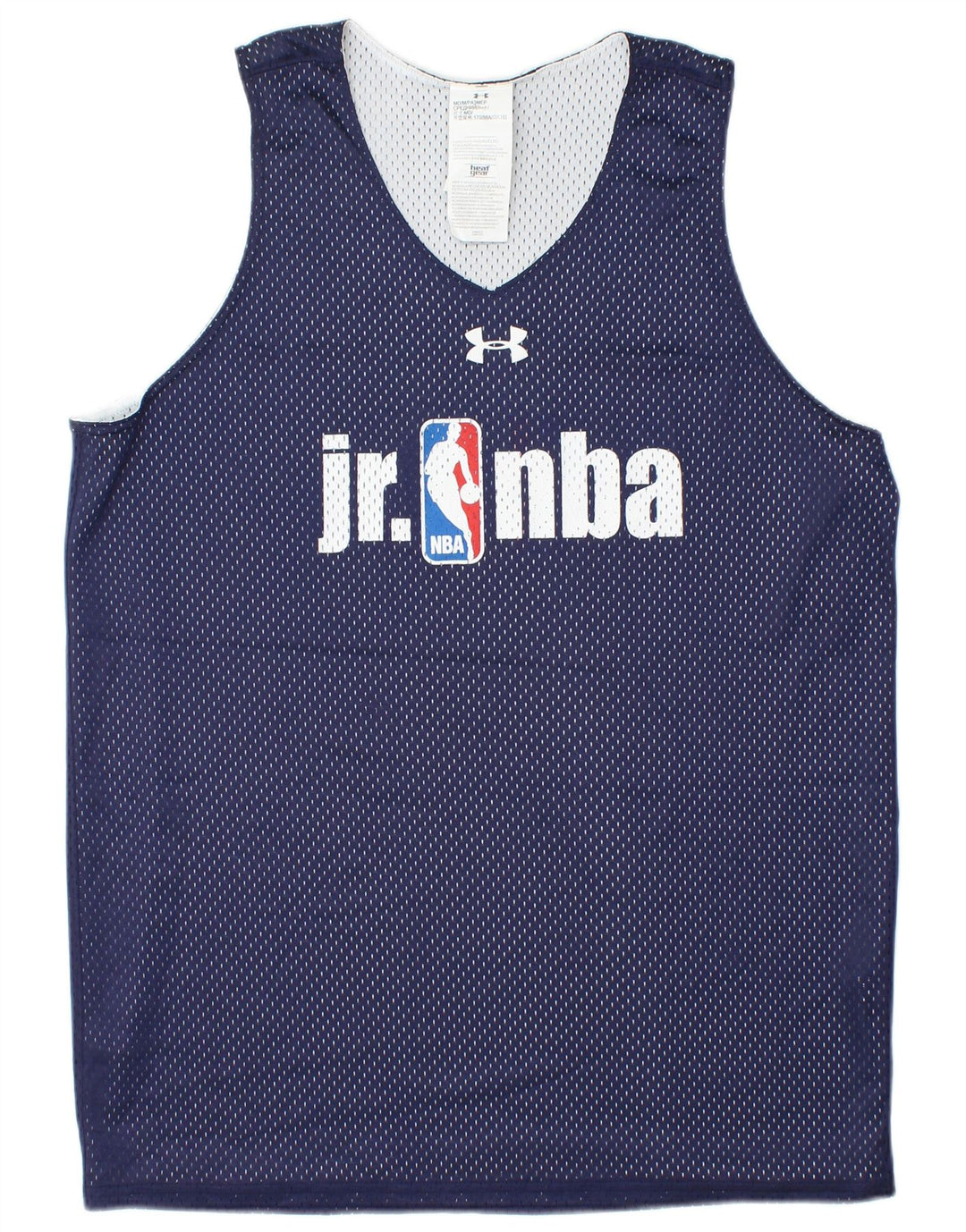 UNDER ARMOUR Canotta con grafica NBA da uomo, poliestere medio blu navy