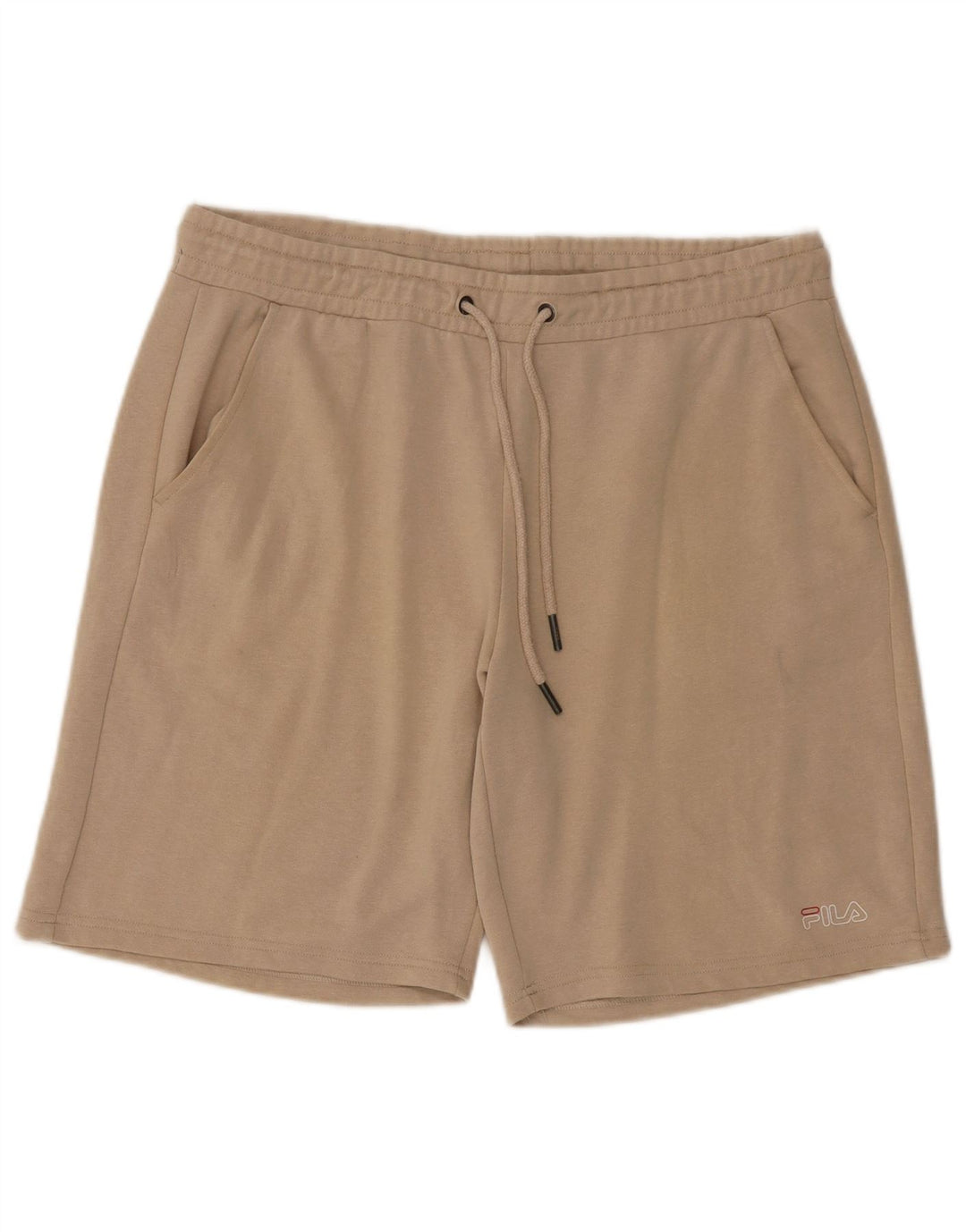 Pantaloncini sportivi da uomo Fila XL in cotone beige