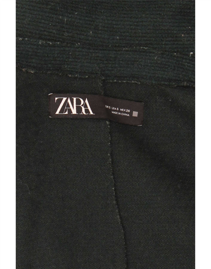 Cappotto doppiopetto oversize da donna Zara UK 10 piccolo verde