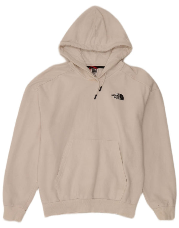 Felpa con cappuccio grafica da donna The North Face UK 14 cotone bianco medio