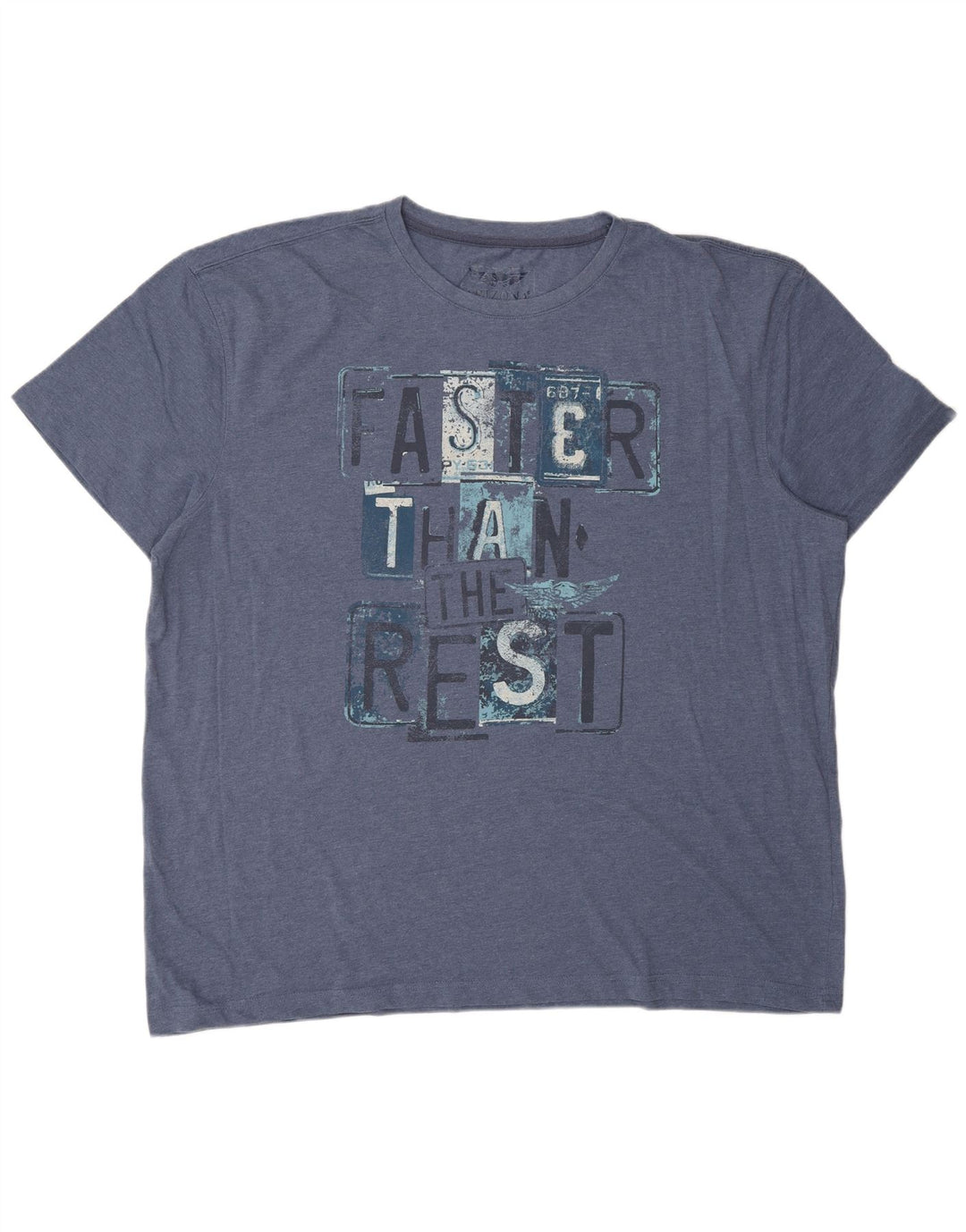 ARIZONA T-shirt grafica da uomo Top 3XL cotone blu navy