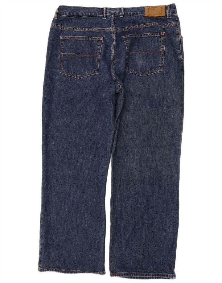 TOMMY HILFIGER Jeans dritti da uomo W40 L32 cotone blu