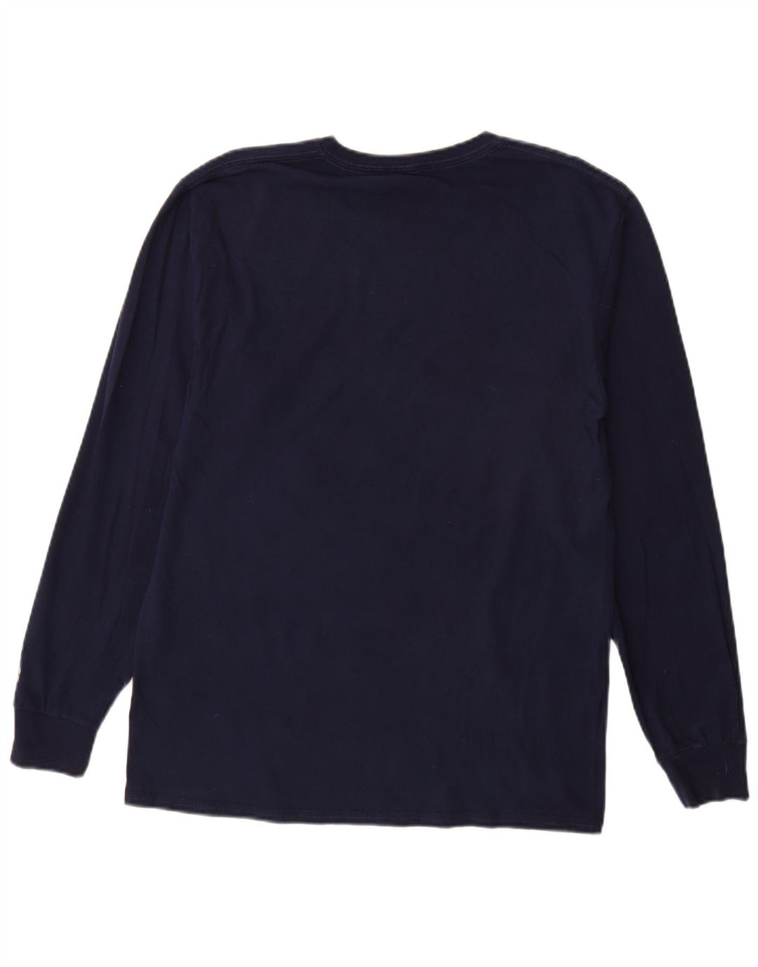 RUSSELL ATHLETIC Top grafico da uomo a maniche lunghe UK 38/40 Medio Blu navy